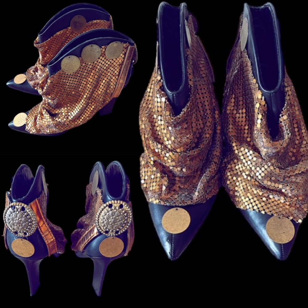 Customed “Marrakech Nights” Leather Booties